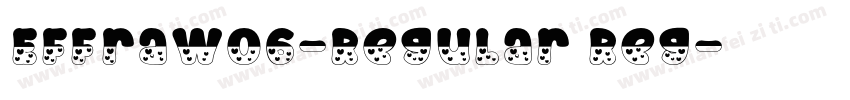 EffraW06-Regular Reg字体转换